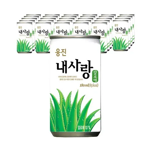 웅진 내사랑 알로에  180ml, 30개