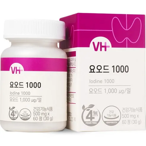 비타민하우스 요오드1000 500mg, 30g, 1박스