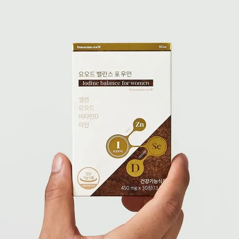 [리서쳐스포우먼]리서쳐스포우먼 요오드 밸런스 포우먼 450mg x 30정 tr, 30정, 1개