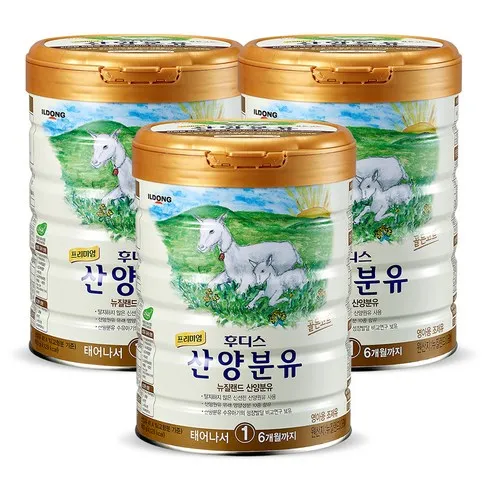 일동후디스 프리미엄 산양분유 1단계, 800g, 3개