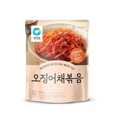 청정원 오징어채볶음, 60g, 1개