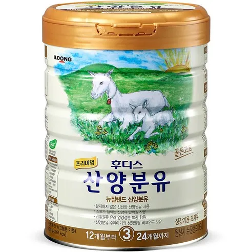 일동후디스 프리미엄 산양분유 3단계, 800g, 1캔