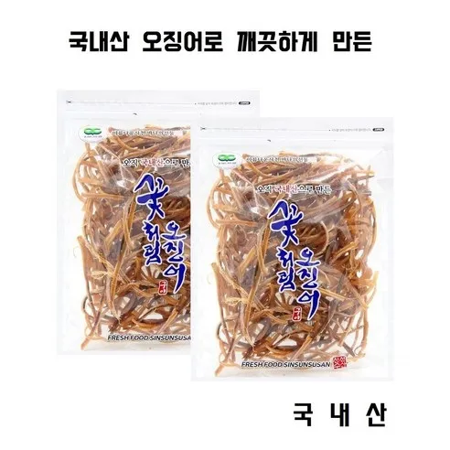 [국내산] 꽃처럼 오징어 260g 총 2개(꽃오징어), 260g, 2개