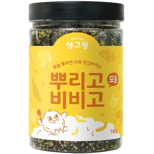 생그랑 뿌리고 비비고 모둠 후리가케, 180g, 1개