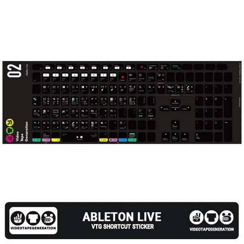 브이티쥐 Ableton Live 에이블톤 라이브 단축키 스티커