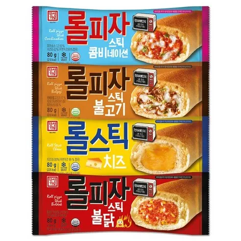 한성 롤피자스틱80g 콤비2+불고기2+치즈2+불닭2