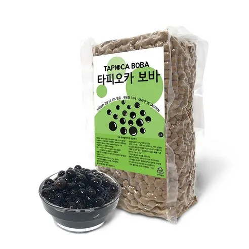 대만산 타피오카펄 보바 2.5 버블티 펄 1kg