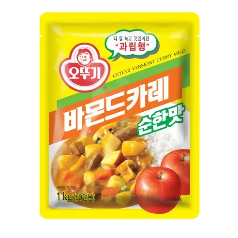 오뚜기 바몬드카레 순한맛, 1kg, 1개