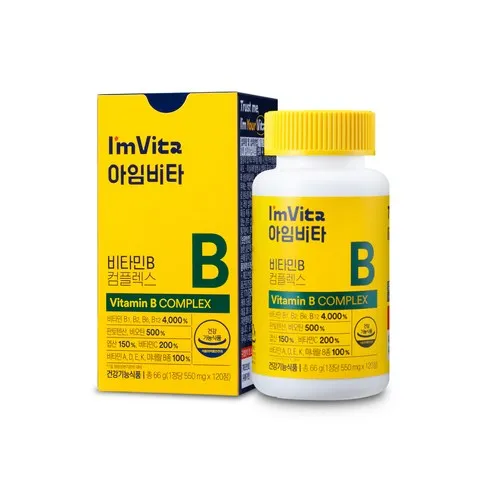 종근당건강 아임비타 비타민B 컴플렉스 66g, 120정, 1개