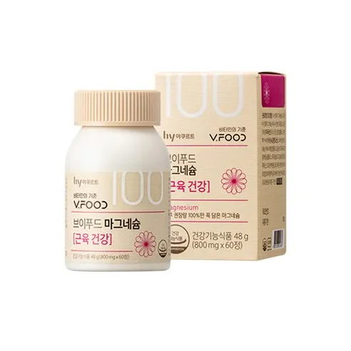 한국야쿠르트 브이푸드 마그네슘 800mg, 60정, 1개