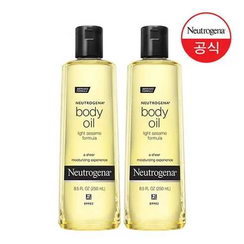 뉴트로지나 세서미 바디오일, 250ml, 2개