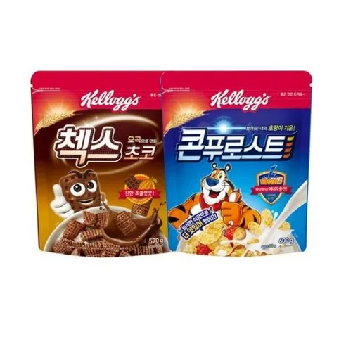 켈로그 콘푸로스트 + 첵스초코 세트, 600g, 1세트