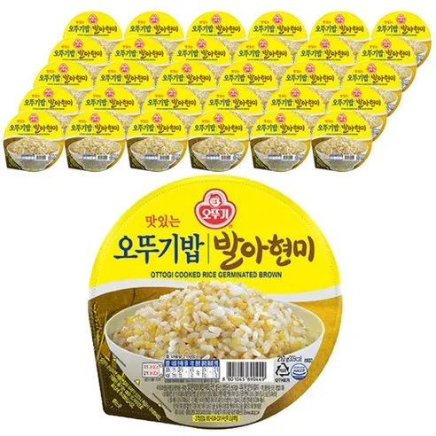 맛있는 오뚜기밥 발아현미, 210g, 36개