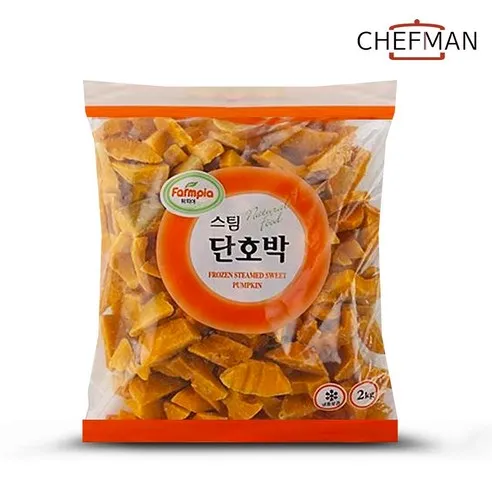 원하프냉동단호박2kg/팜피아, 2kg, 1개