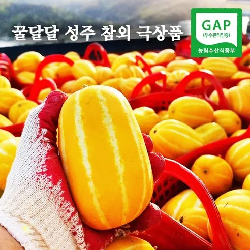 성주 참외 꿀달달 1%천상의맛 18brix엄선, 2kg(특상), 1개