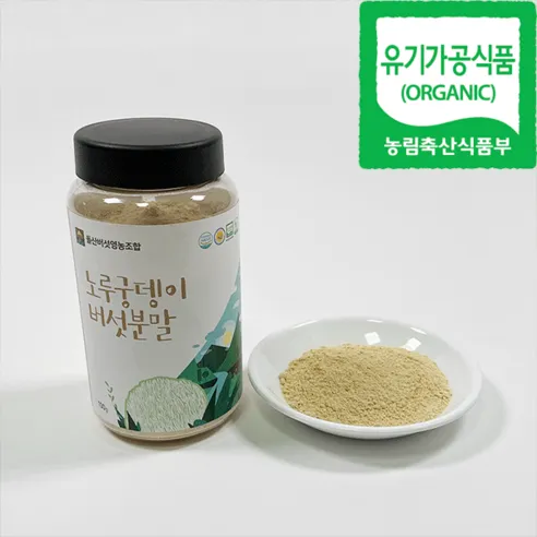 돌산버섯농장 유기농 노루궁뎅이버섯 분말 100g 200g 300g 500g, 100g, 1개