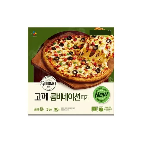 CJ제일제당 고메 클래식 콤비네이션피자 405g 2개, 405g, 2개