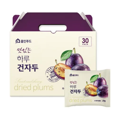 홈인푸드 하루건자두 푸룬 선물세트(20gx30입), 20g, 1박스